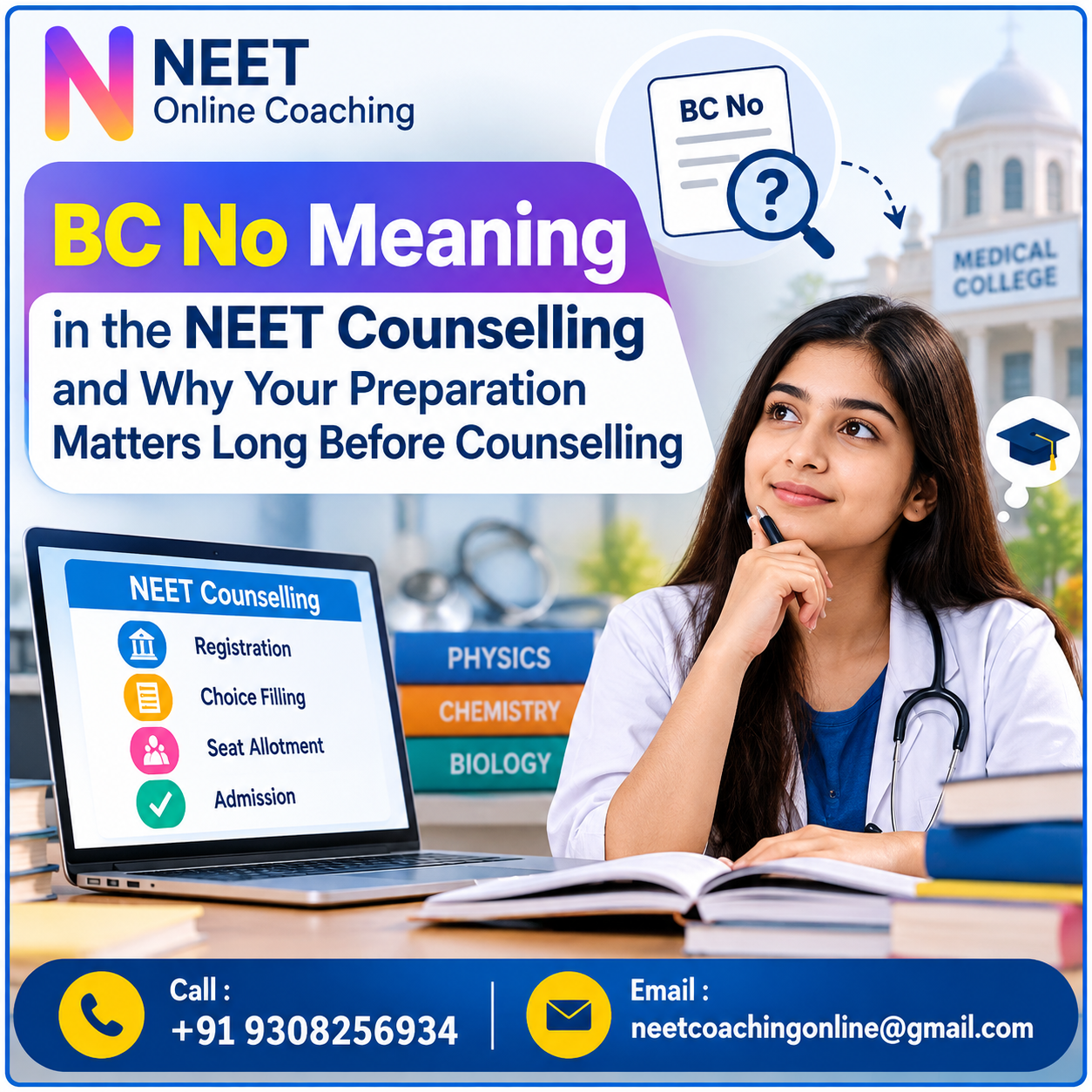 BC No Meaning in the NEET Counselling and Why Your Preparation Matters Long Before Counselling
